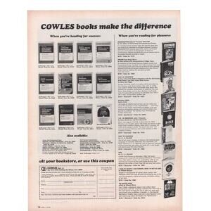 Firestone Tire Magazine Advertisement Color 1968 Winter Snow Snowmobile Vintage